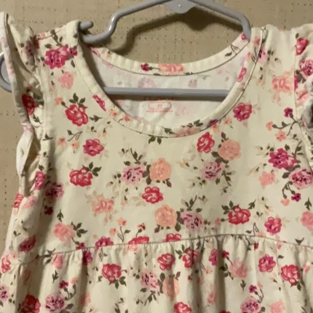 The Children's Place Cream Ruffled Tiered Sundress